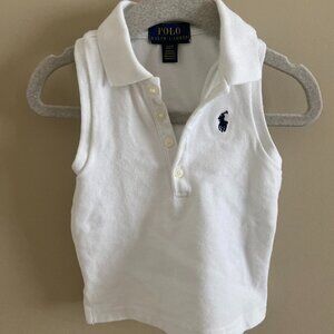 Toddler Ralph Lauren Sleeveless Polo Shirt